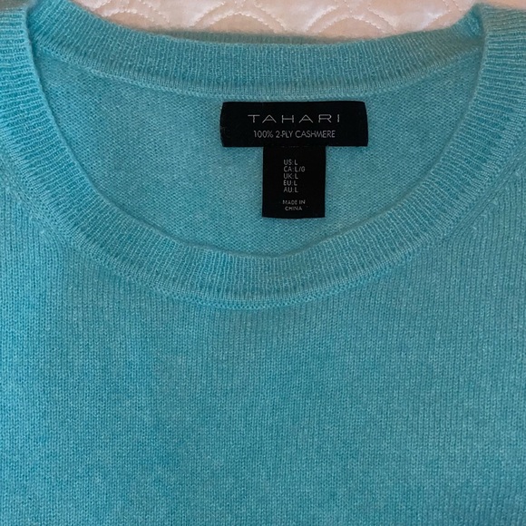 Tahari 100% cashmere sweater - Picture 8 of 10